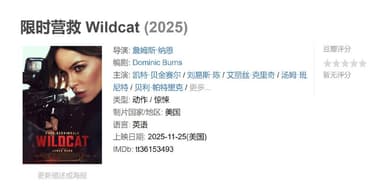 限时营救 Wildcat (2025)
