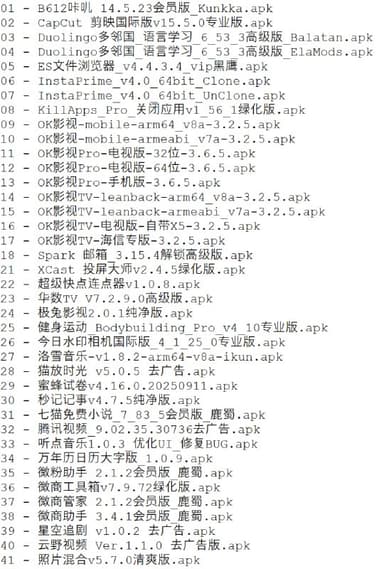 破解软件更新20251106期