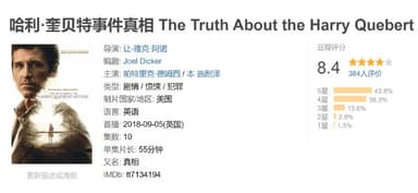 哈利·奎贝特事件真相 The Truth About the Harry Quebert Affair (2018)