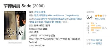 萨德侯爵 Sade (2000)