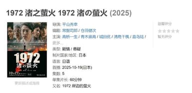 1972 渚之萤火 1972 渚の螢火 (2025)