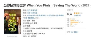 当你拯救完世界 When You Finish Saving The World (2022)