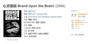 心灵烙码 Brand Upon the Brain! (2006)