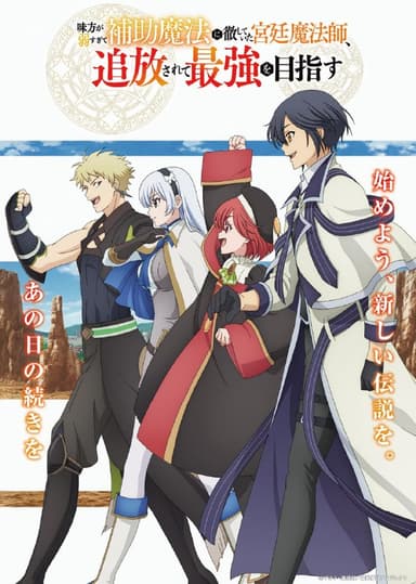 【日漫】队友太弱所以贯彻辅助的宫廷魔法师 更新10集 日语繁中 Ani 2025 1080P