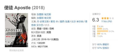 使徒 Apostle (2018)